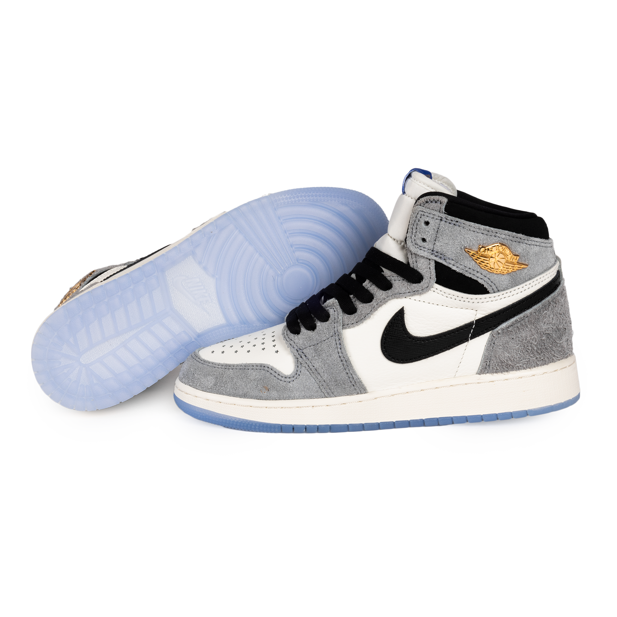 Nike Air Jordan 1 High OG (GS) Cool Grey/Black/Game Royal FD1437-003