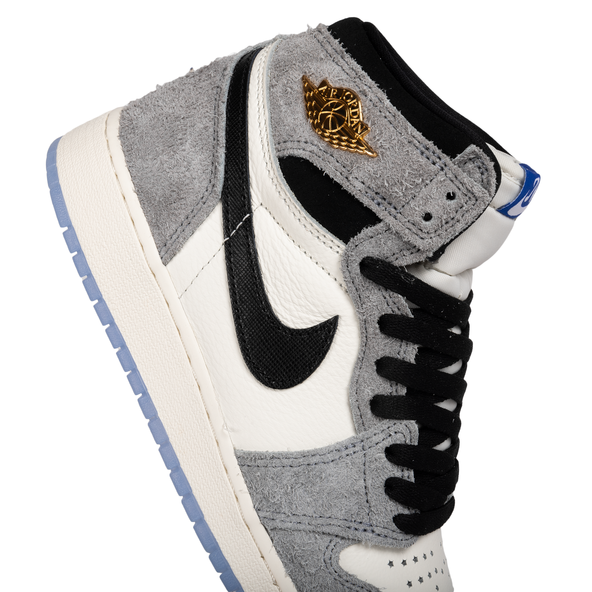 Nike Air Jordan 1 High OG (GS) Cool Grey/Black/Game Royal FD1437-003