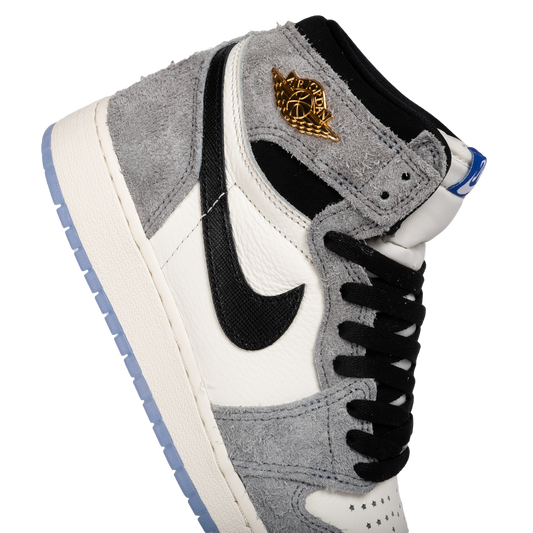 Nike Air Jordan 1 High OG (GS) Cool Grey/Black/Game Royal FD1437-003