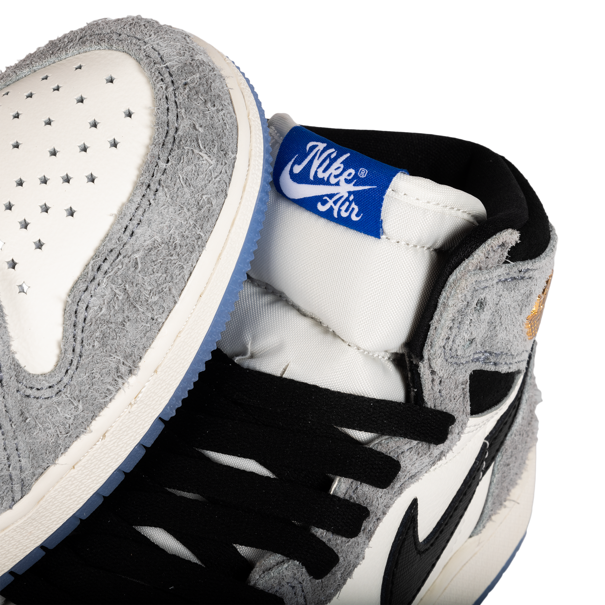 Nike Air Jordan 1 High OG (GS) Cool Grey/Black/Game Royal FD1437-003