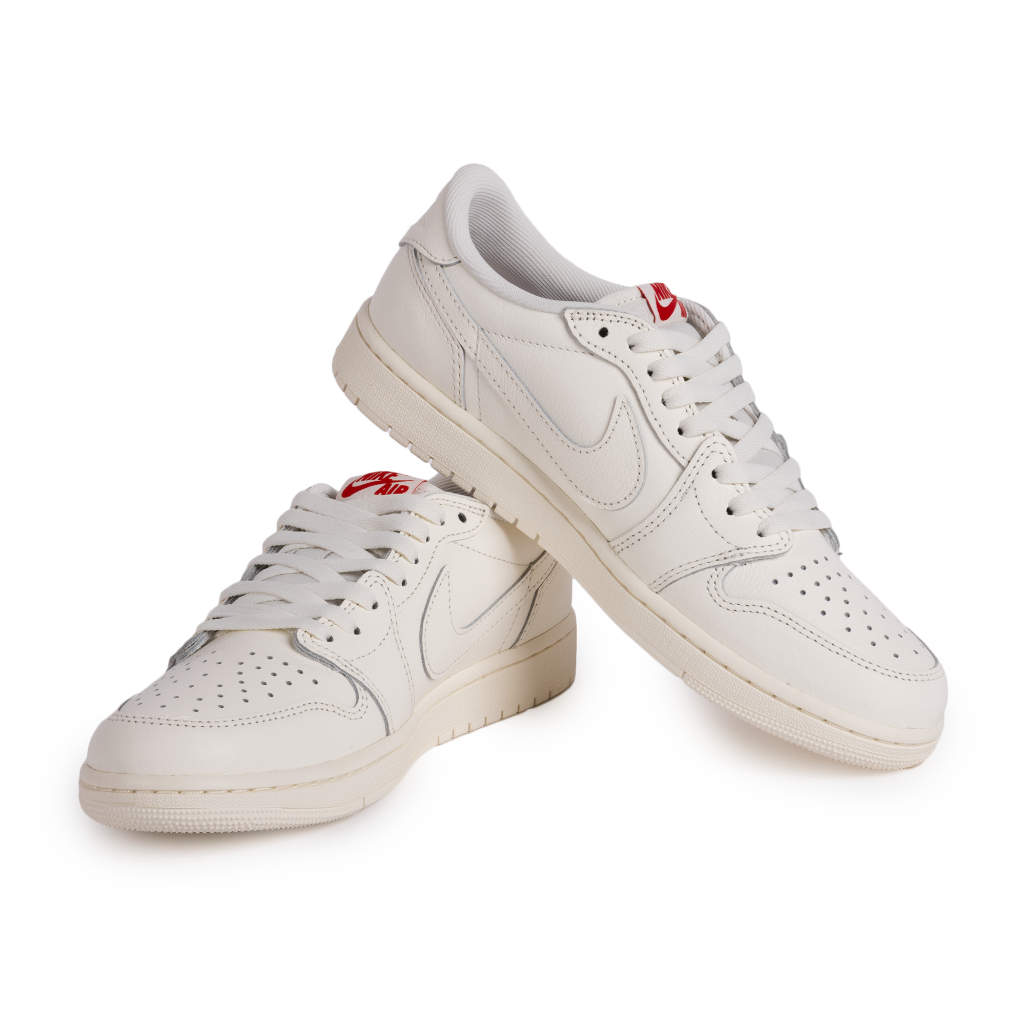 Nike Air Jordan 1 Retro Low Sail/Sail/University Red HQ6998-100