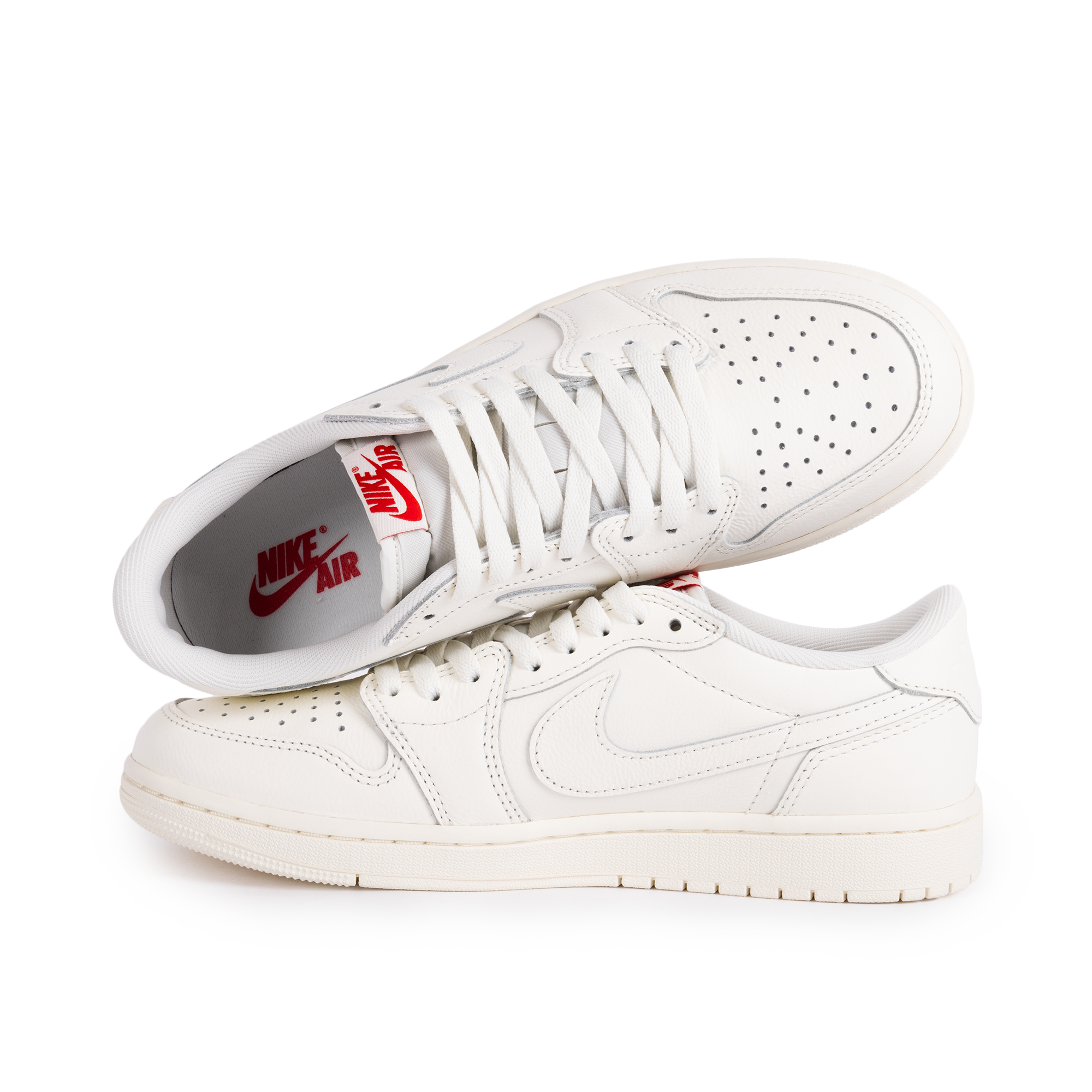 Nike Air Jordan 1 Retro Low Sail/Sail/University Red HQ6998-100