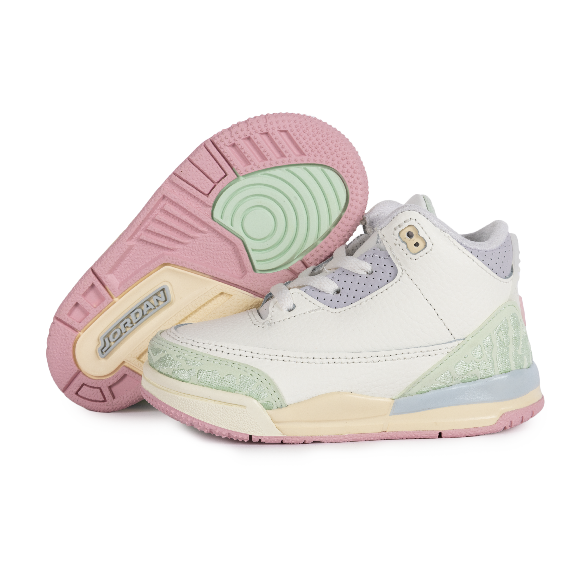 Nike Jordan 3 Retro OG "Spring Is In The Air" (TD) Sail/Aura/Jade Aura/Iris Whisper IF4756-100