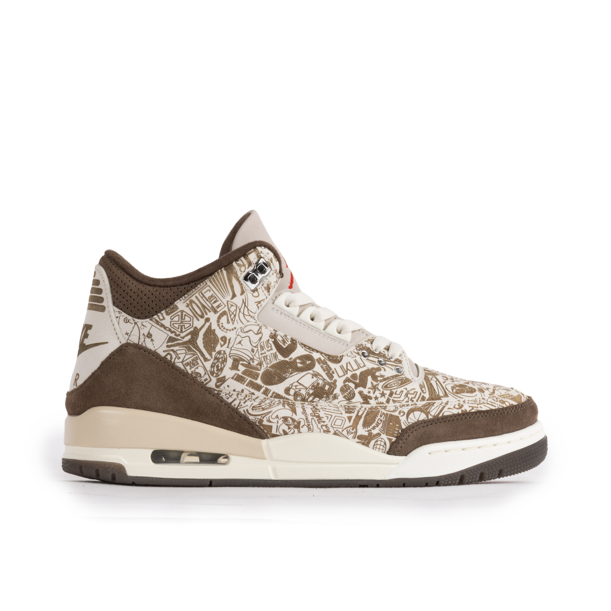 Nike Air Jordan 3 Retro "Laser" Phantom/University Red/Palomino/Sail JA1369-001