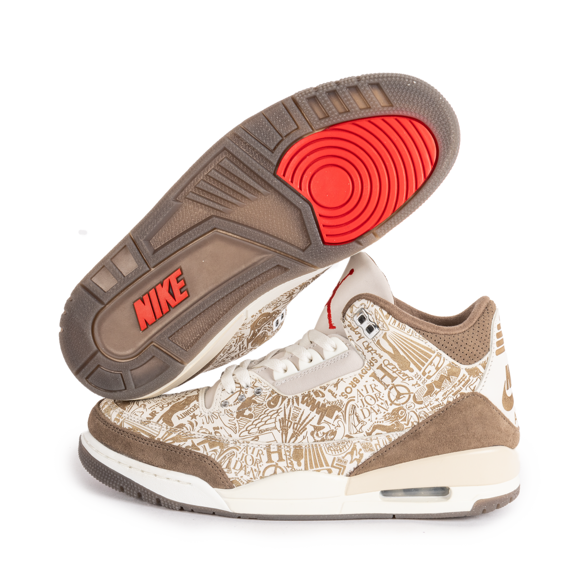 Nike Air Jordan 3 Retro "Laser" Phantom/University Red/Palomino/Sail JA1369-001