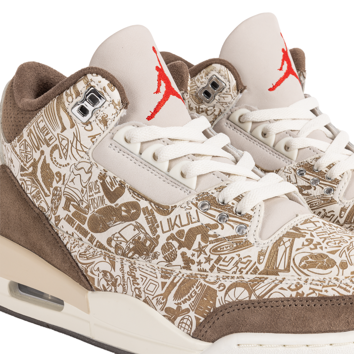 Nike Air Jordan 3 Retro "Laser" Phantom/University Red/Palomino/Sail JA1369-001