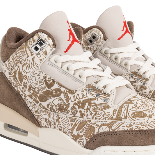 Nike Air Jordan 3 Retro "Laser" Phantom/University Red/Palomino/Sail JA1369-001