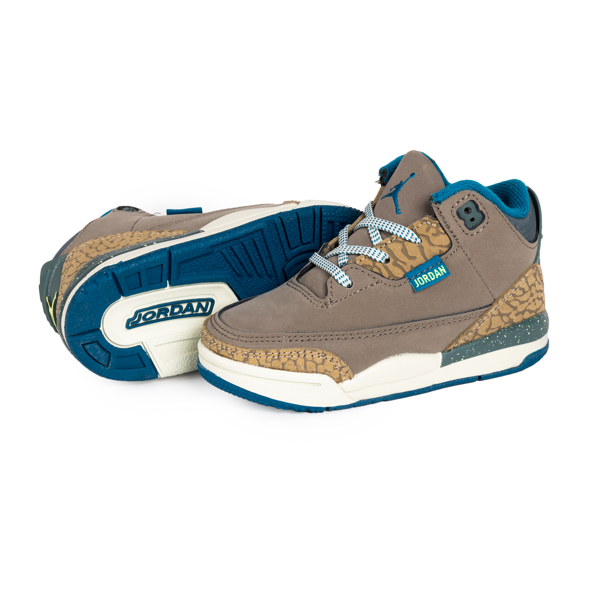 Nike Jordan 3 Retro (TD) Olive Grey/Green Abyss/Khaki/Sea Glass IB7065-001