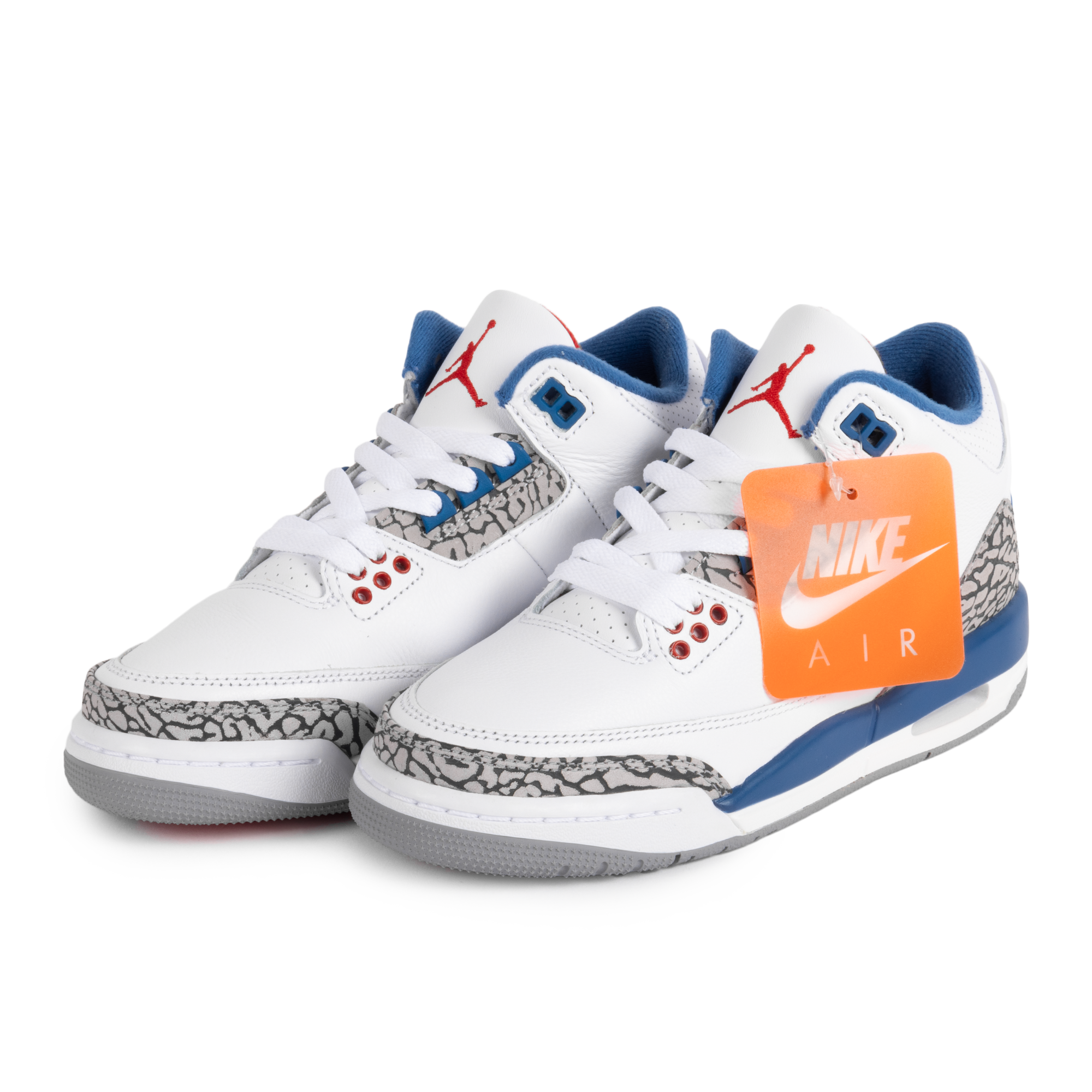 Nike Air Jordan 3 Retro "True Blue" (GS) White/Multi/Color DM0967-104