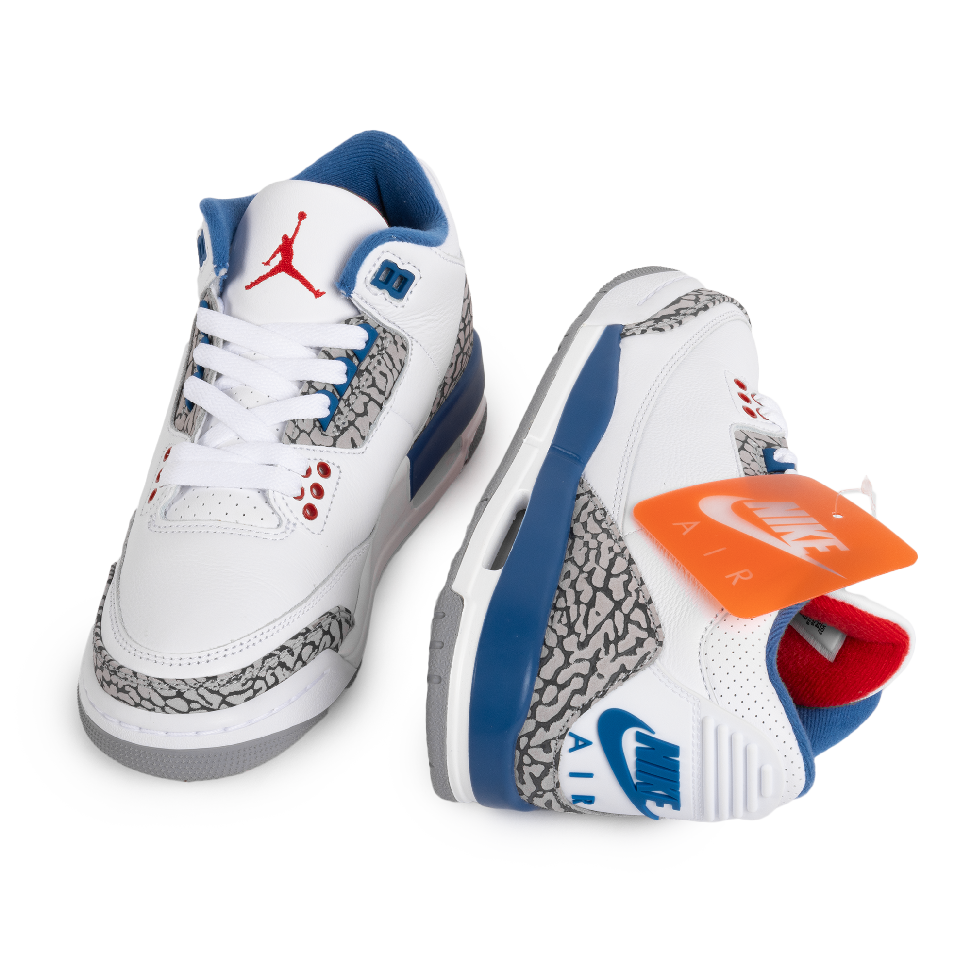 Nike Air Jordan 3 Retro "True Blue" (GS) White/Multi/Color DM0967-104