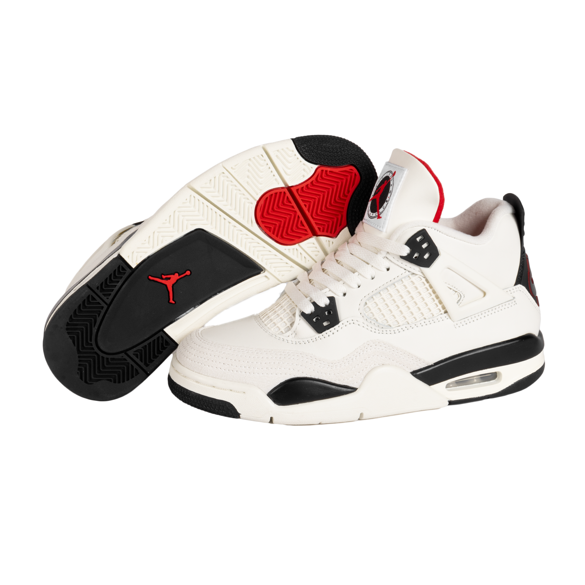 Nike Air Jordan 4 Retro OG FC (GS) Sail/Black/University Red IM4026-100