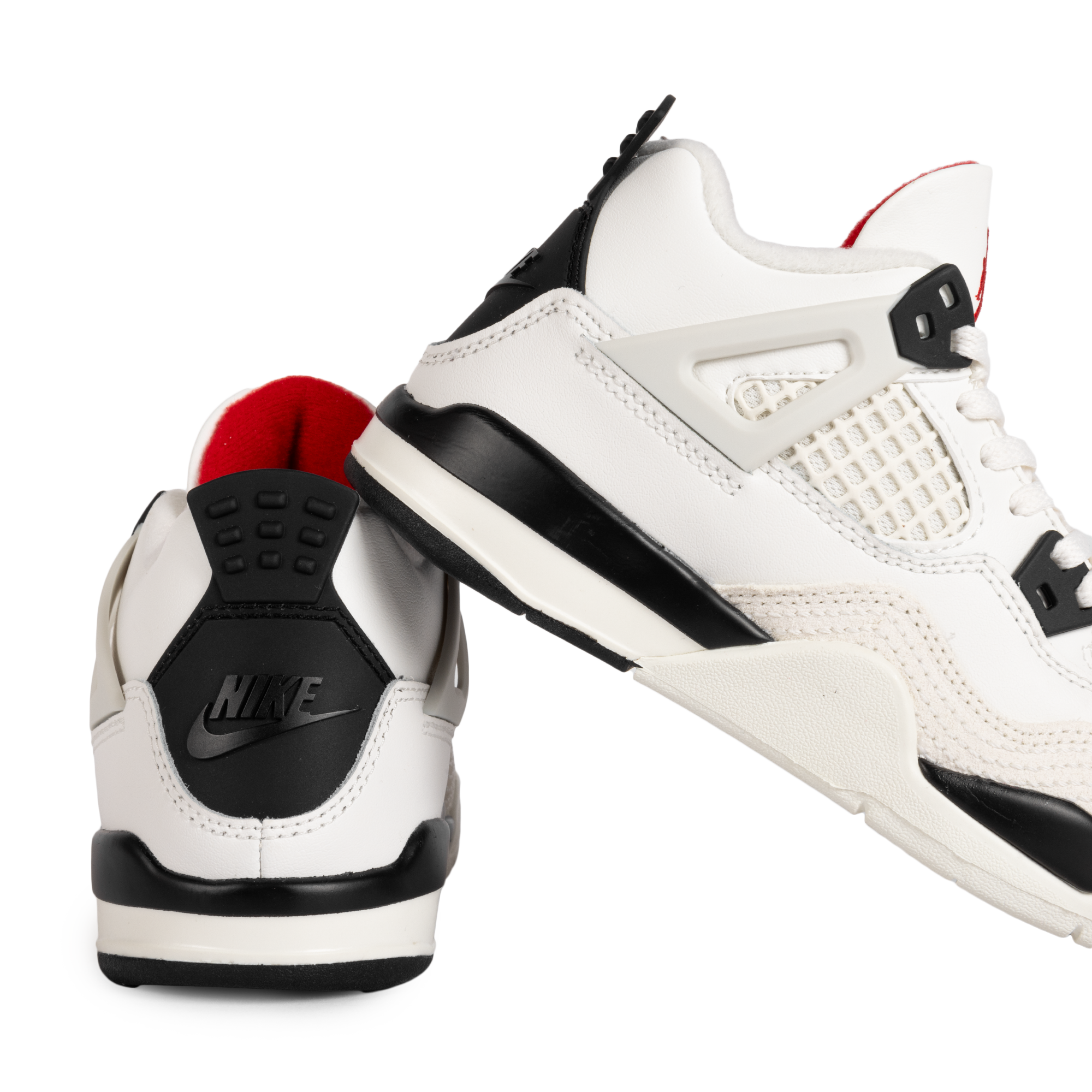 Nike Jordan 4 Retro OG FC (PS) Sail/Black/University Red IM4028-100