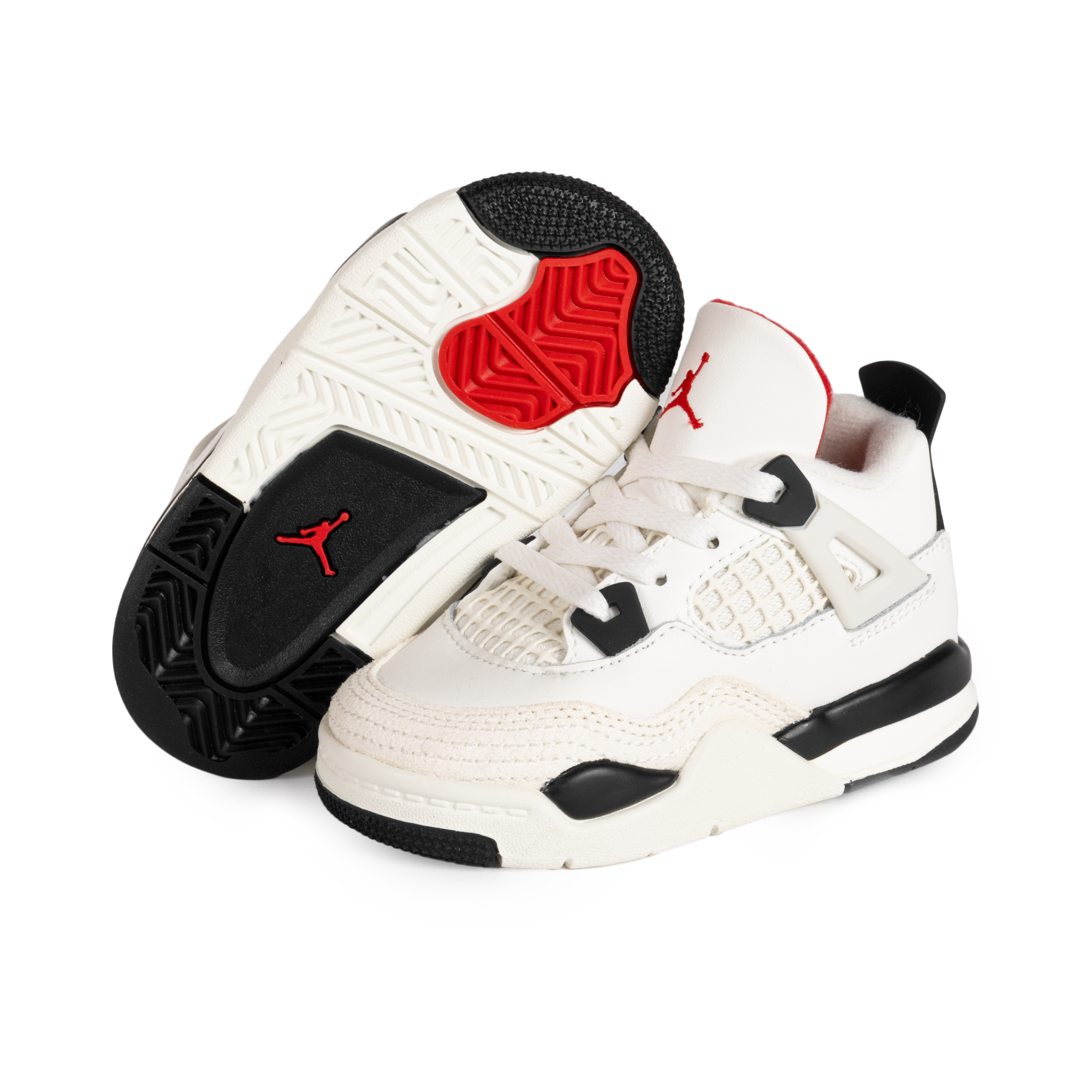 Nike Air Jordan 4 Retro OG FC (TD) Sail/Black/University Red IM4027-100