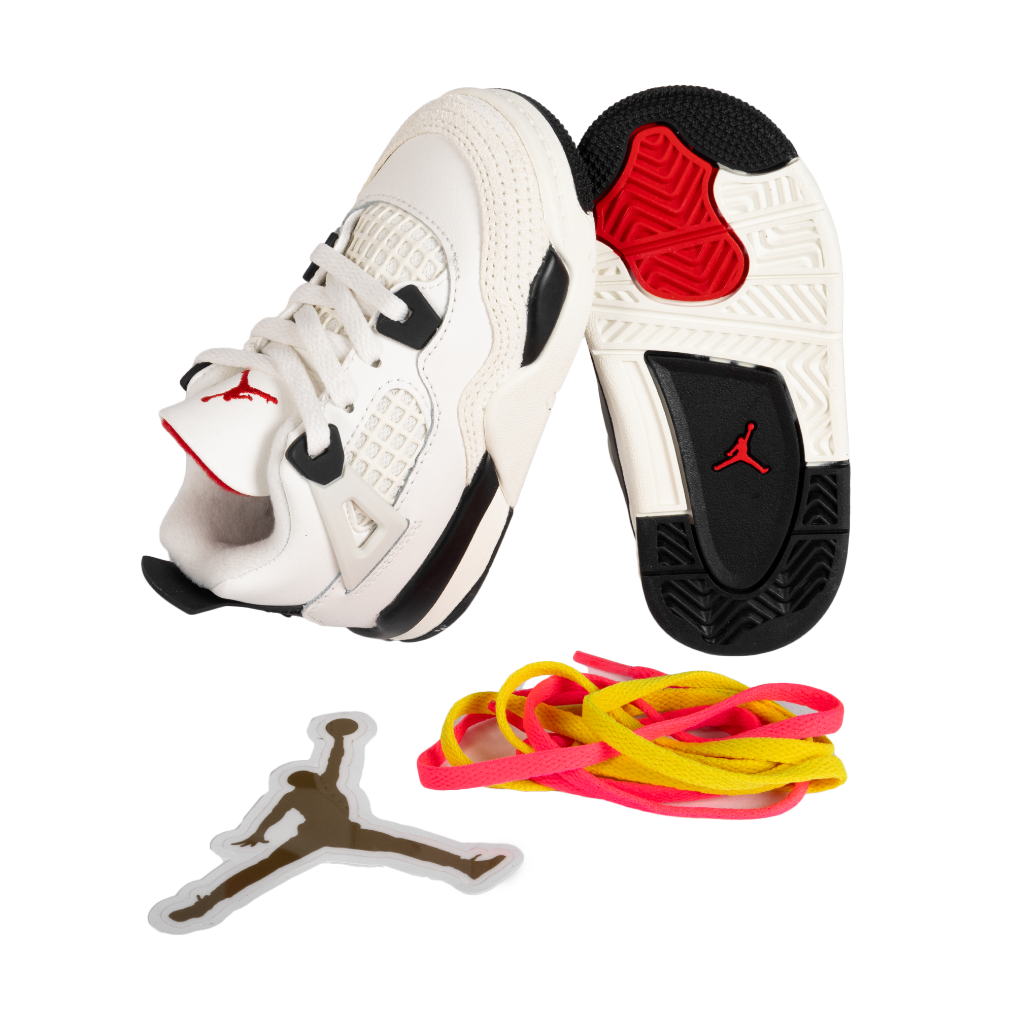 Nike Air Jordan 4 Retro OG FC (TD) Sail/Black/University Red IM4027-100