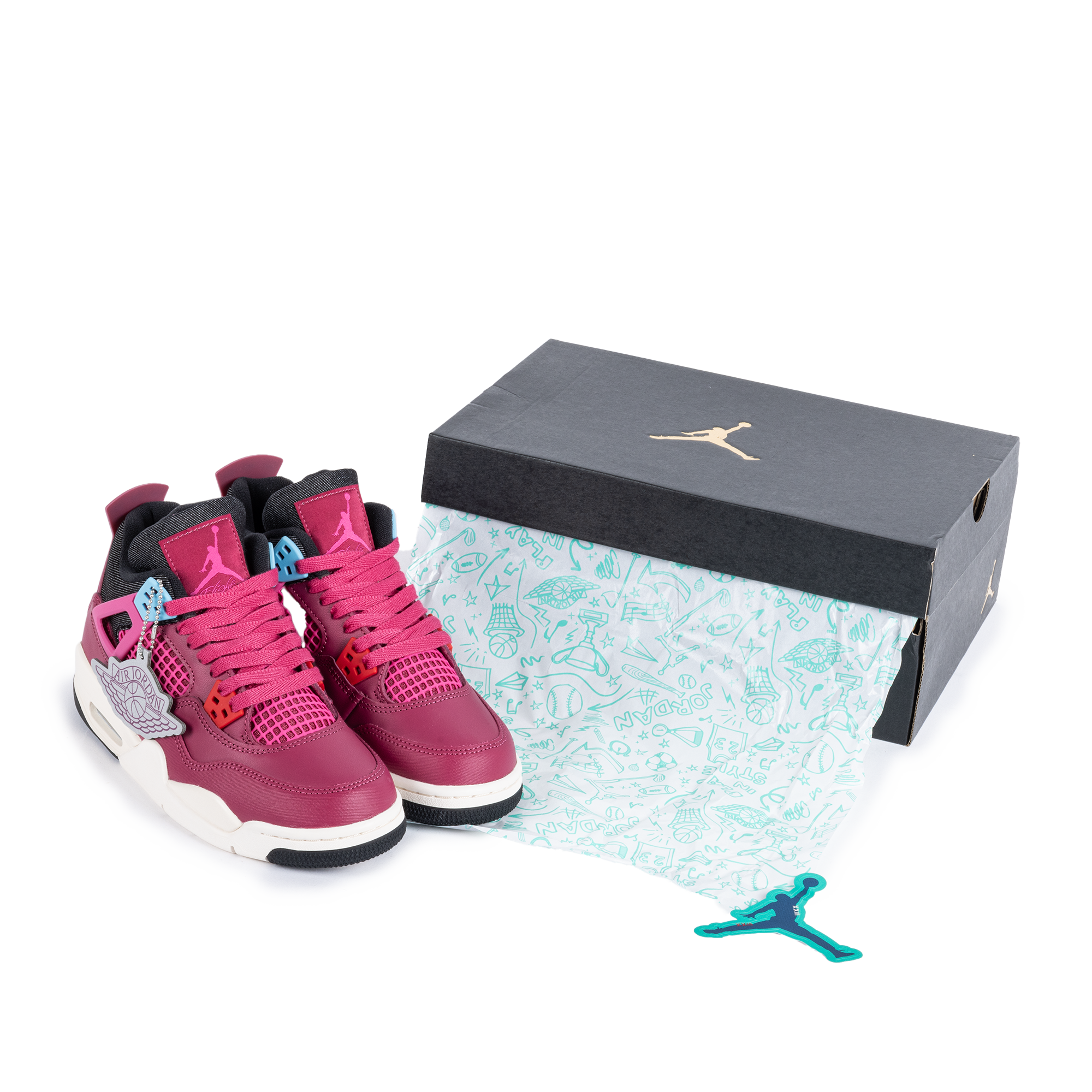 Nike Air Jordan 4 Retro "She's A Star" (GS) Sweet Beet/Desert Pink/Off Noir/Chalk IO2829-600
