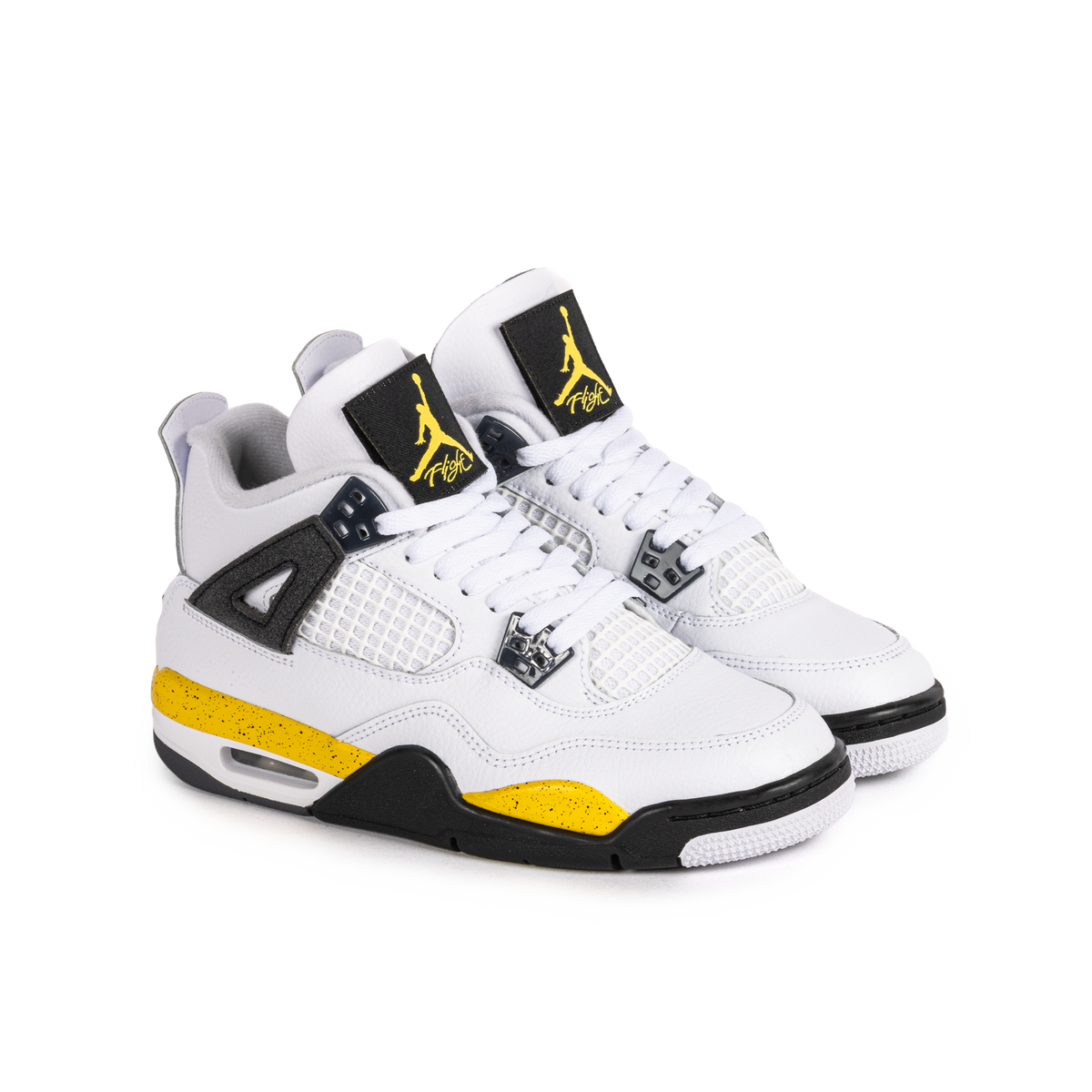 Nike Air Jordan 4 Retro "Tour Yellow" (GS) White/Tour Yellow/Dark Blue Grey/Black 408452-102