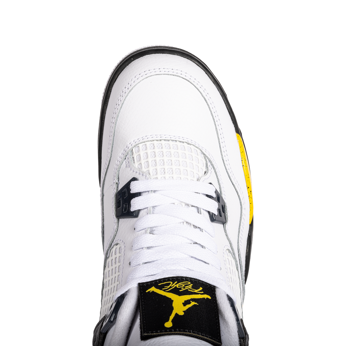 Nike Air Jordan 4 Retro "Tour Yellow" (GS) White/Tour Yellow/Dark Blue Grey/Black 408452-102
