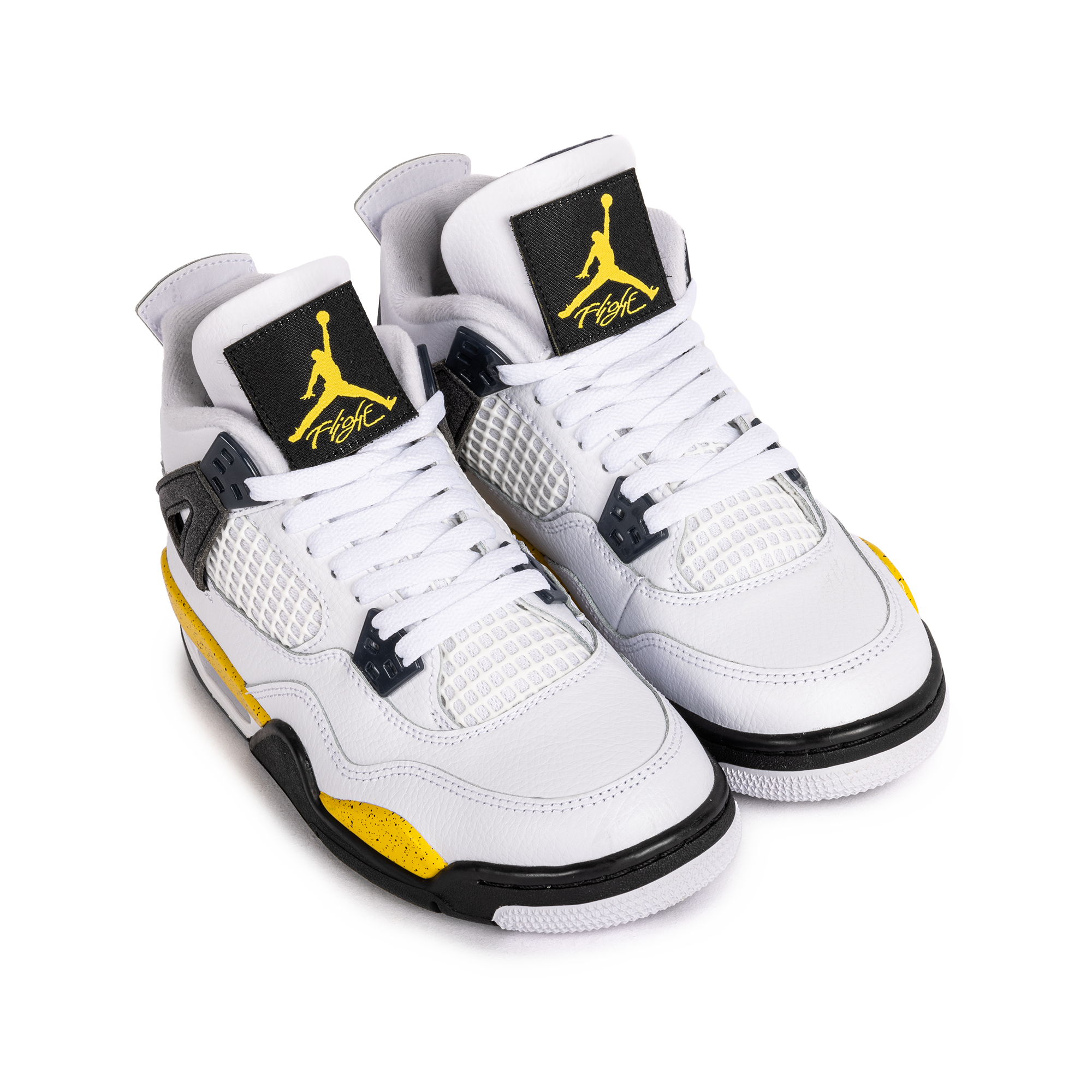 Nike Air Jordan 4 Retro "Tour Yellow" (GS) White/Tour Yellow/Dark Blue Grey/Black 408452-102