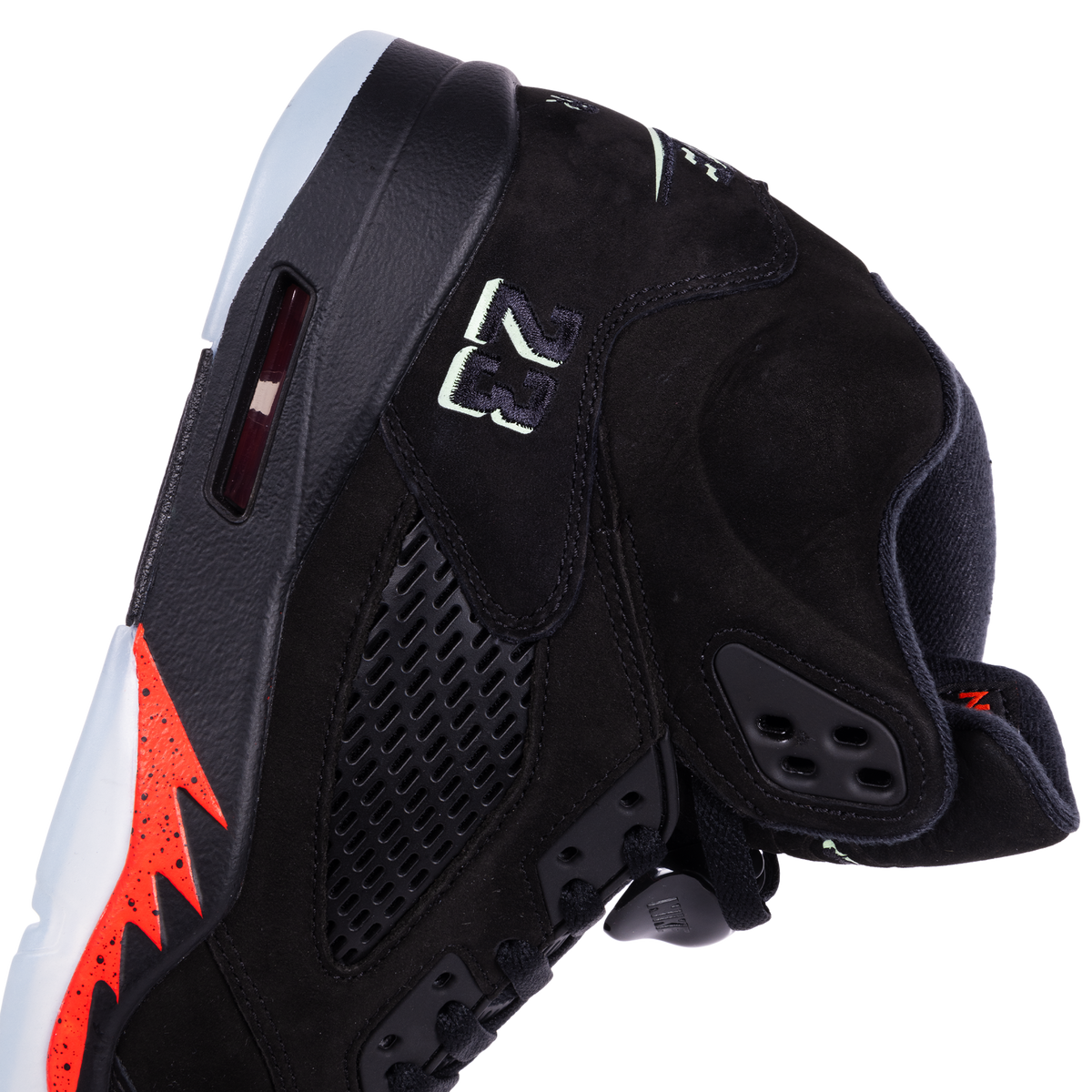 Nike Air Jordan 5 Retro "Halloween" Black/Black/Picante Red/Glow N The Dark HQ7978-001