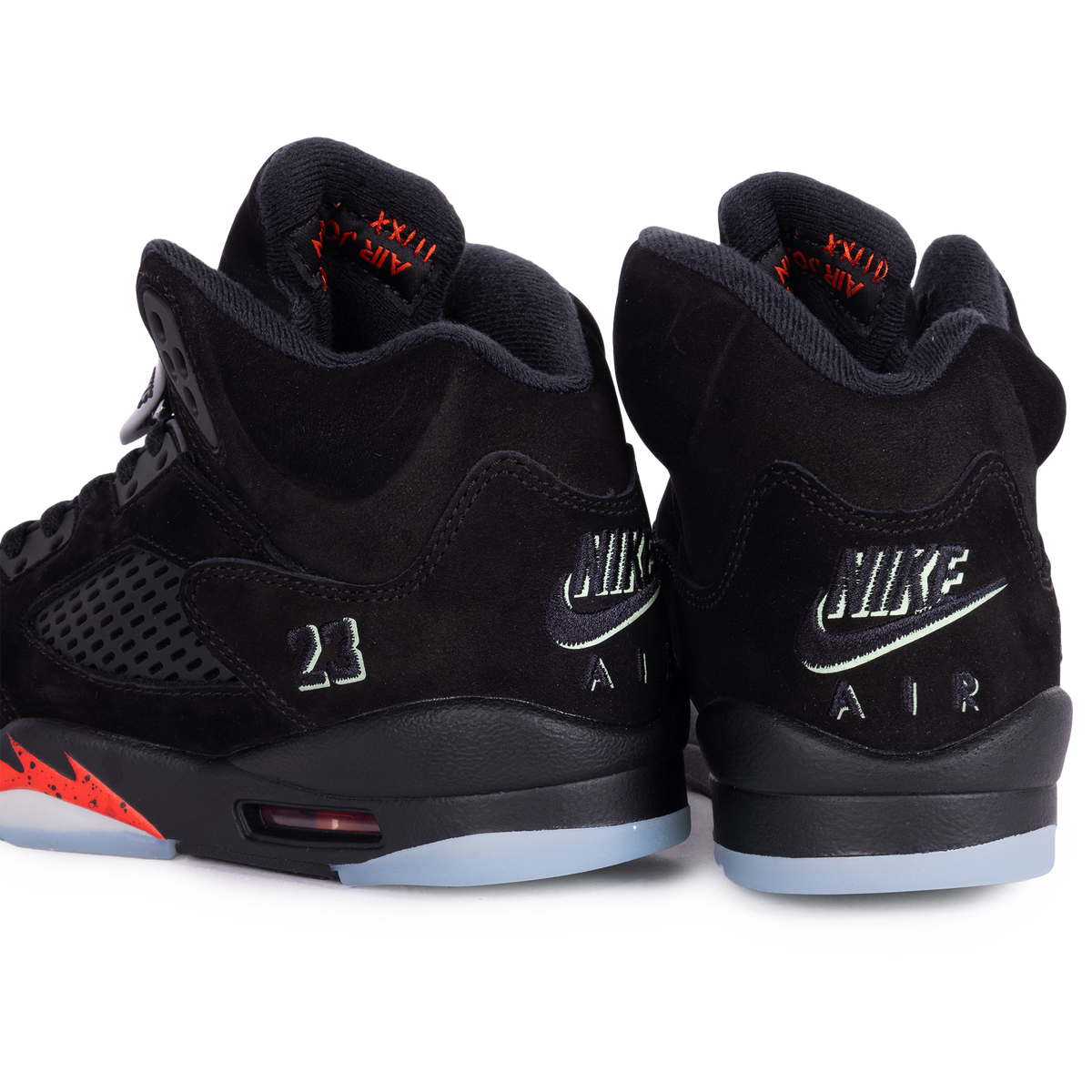 Nike Air Jordan 5 Retro "Halloween" (GS) Black/Black/Picante Red/Glow N The Dark HQ7980-001