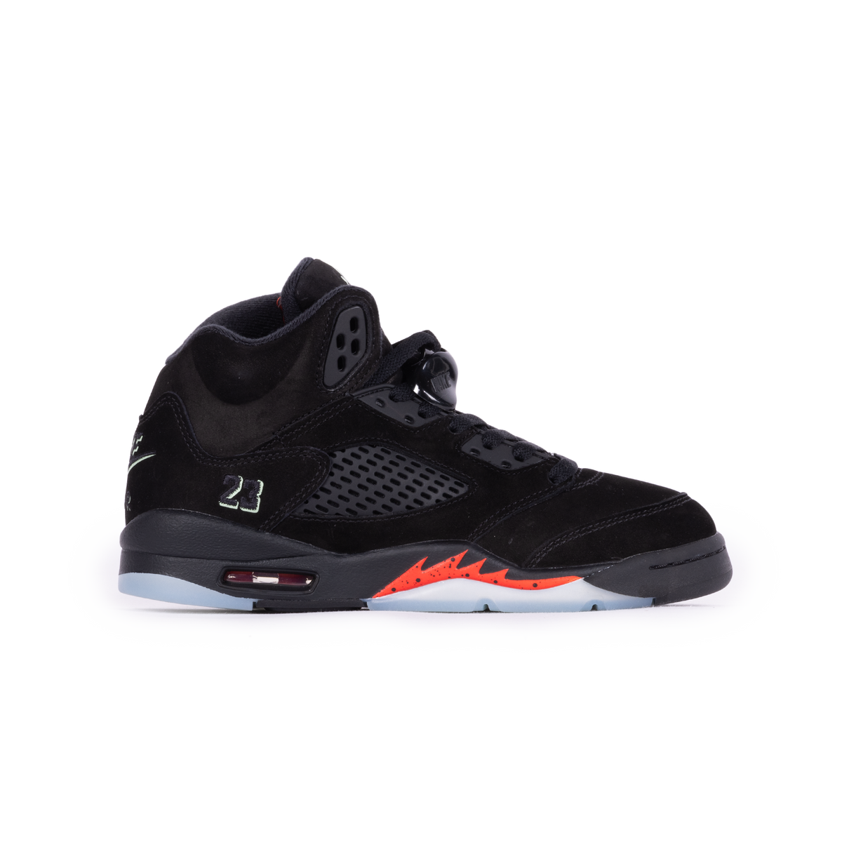 Nike Air Jordan 5 Retro "Halloween" (GS) Black/Black/Picante Red/Glow N The Dark HQ7980-001