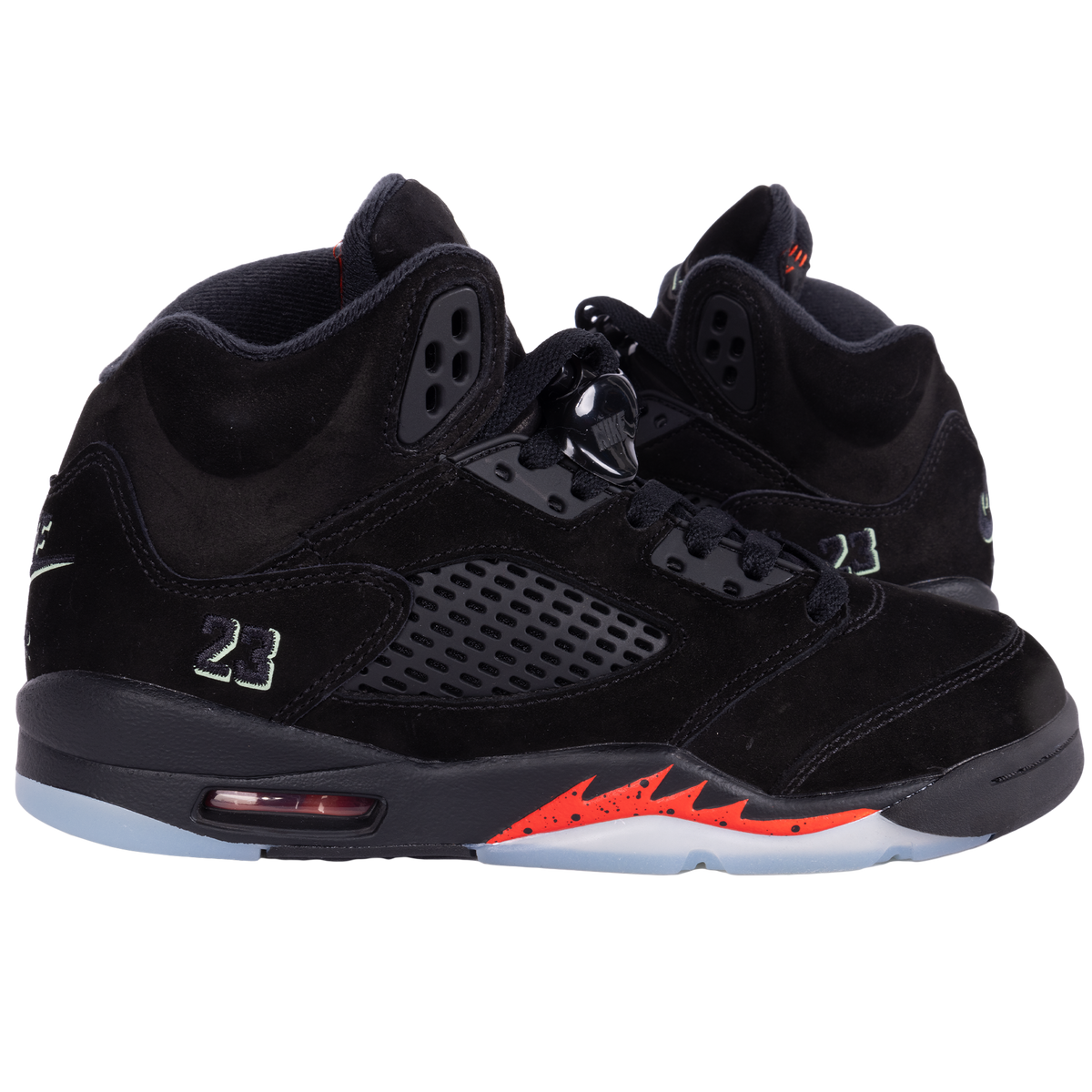 Nike Air Jordan 5 Retro "Halloween" (GS) Black/Black/Picante Red/Glow N The Dark HQ7980-001