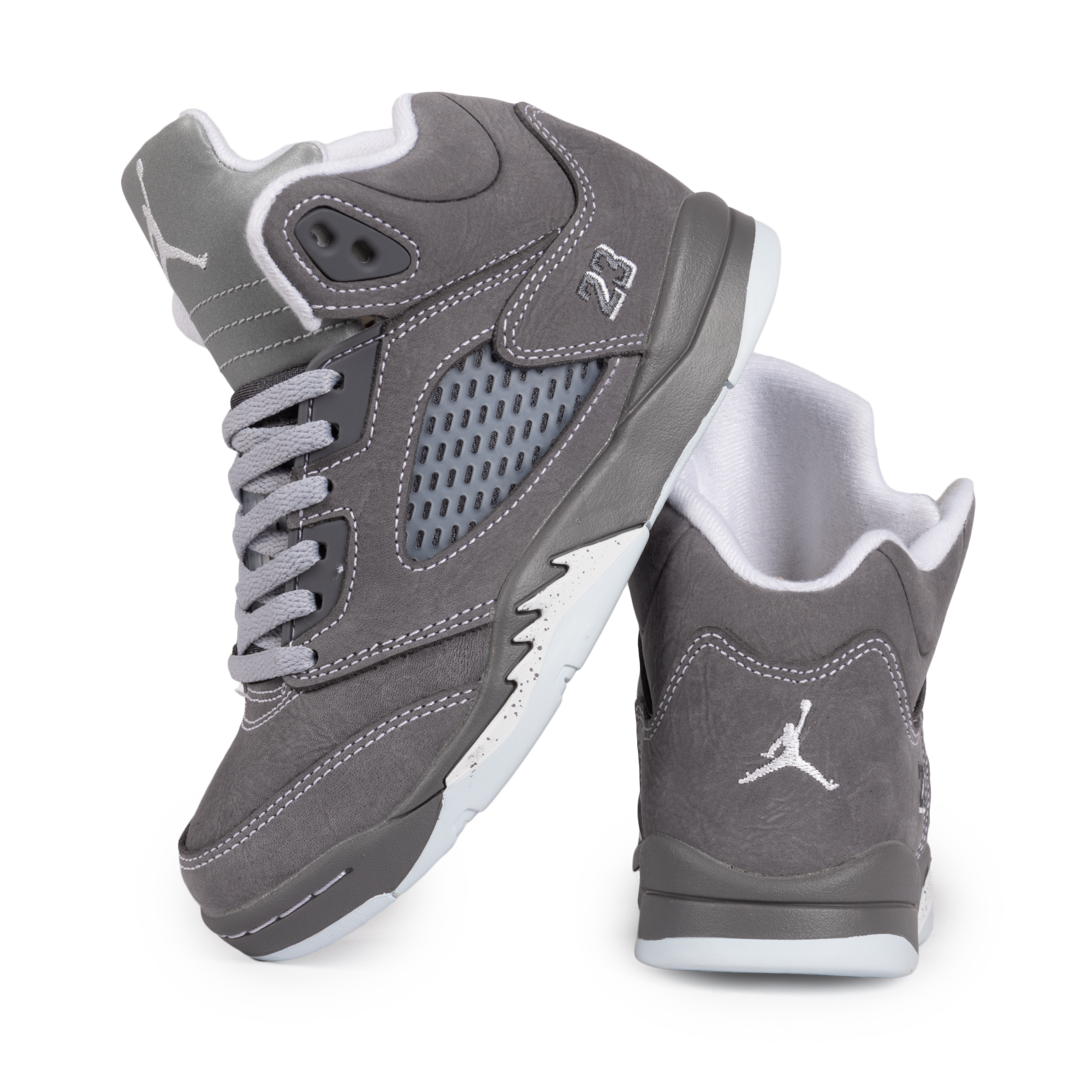 Nike Air Jordan 5 Retro "Wolf Grey" (PS) Lt Graphite/White/Wolf Grey 440889-002