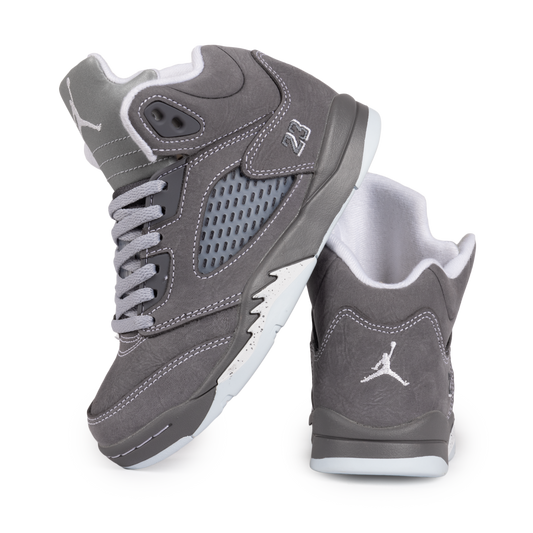 Nike Air Jordan 5 Retro "Wolf Grey" (PS) Lt Graphite/White/Wolf Grey 440889-002