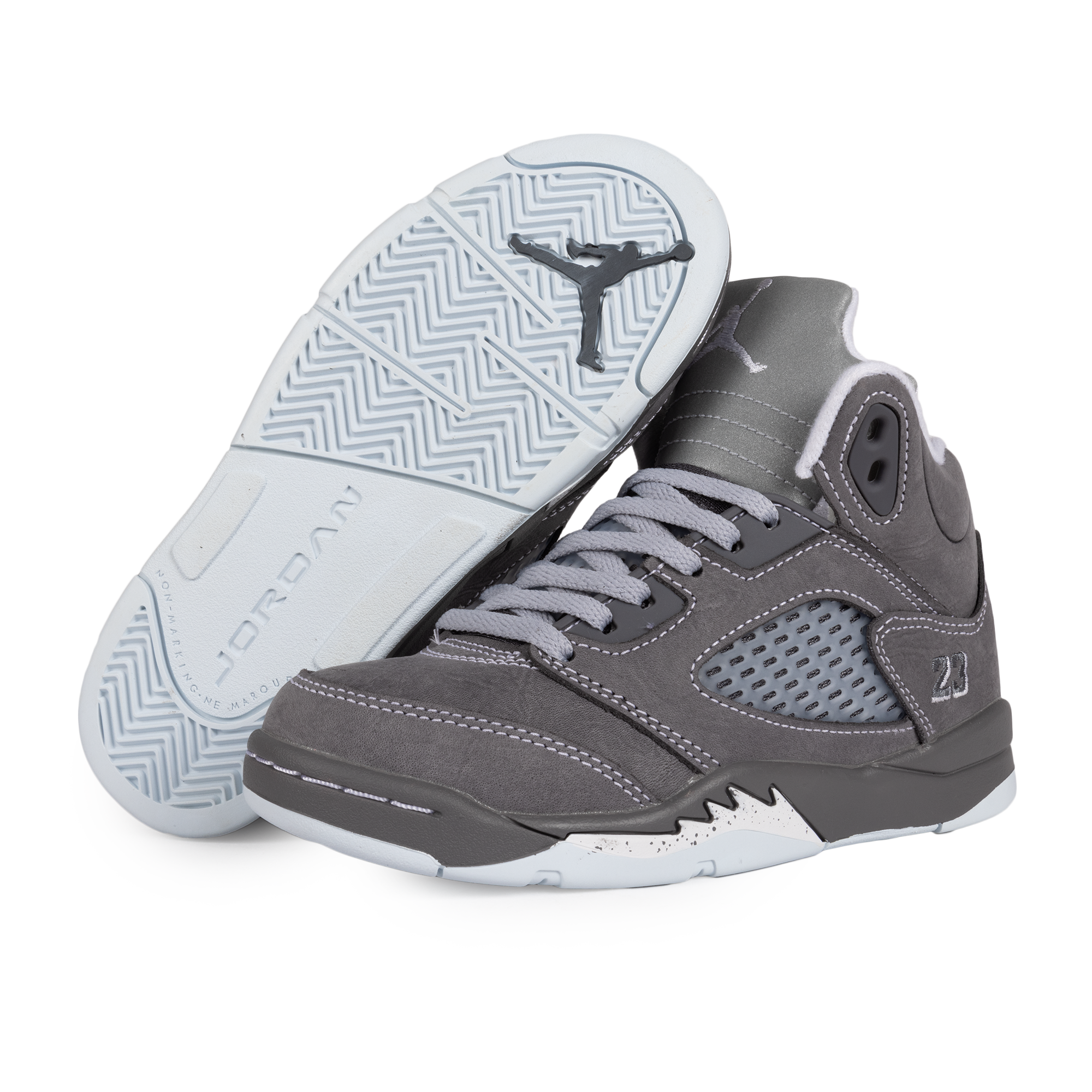 Nike Air Jordan 5 Retro "Wolf Grey" (PS) Lt Graphite/White/Wolf Grey 440889-002
