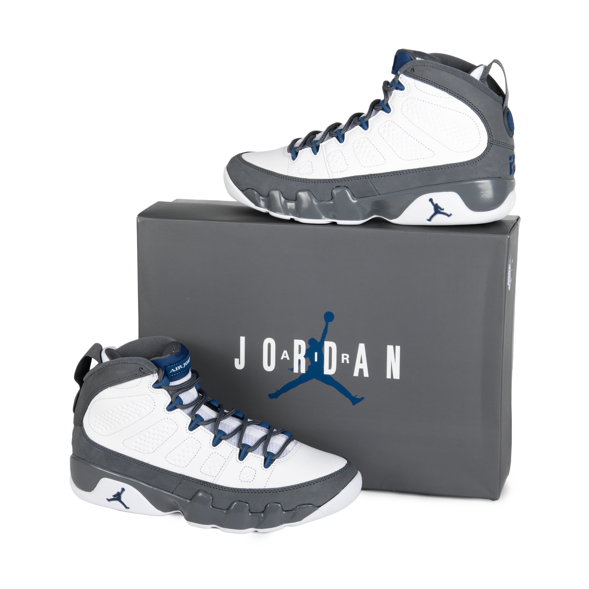 Nike Air Jordan 9 Retro White/French Blue/Flint Grey HV4794-100
