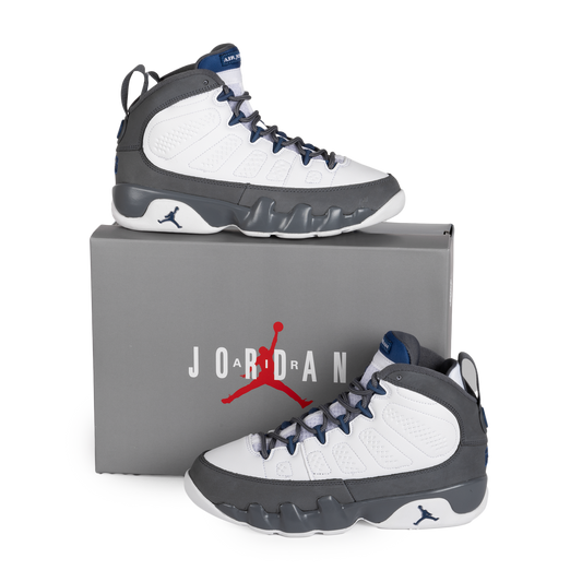 Nike Air Jordan 9 Retro (GS) White/French Blue/Flint Grey HV4574-100