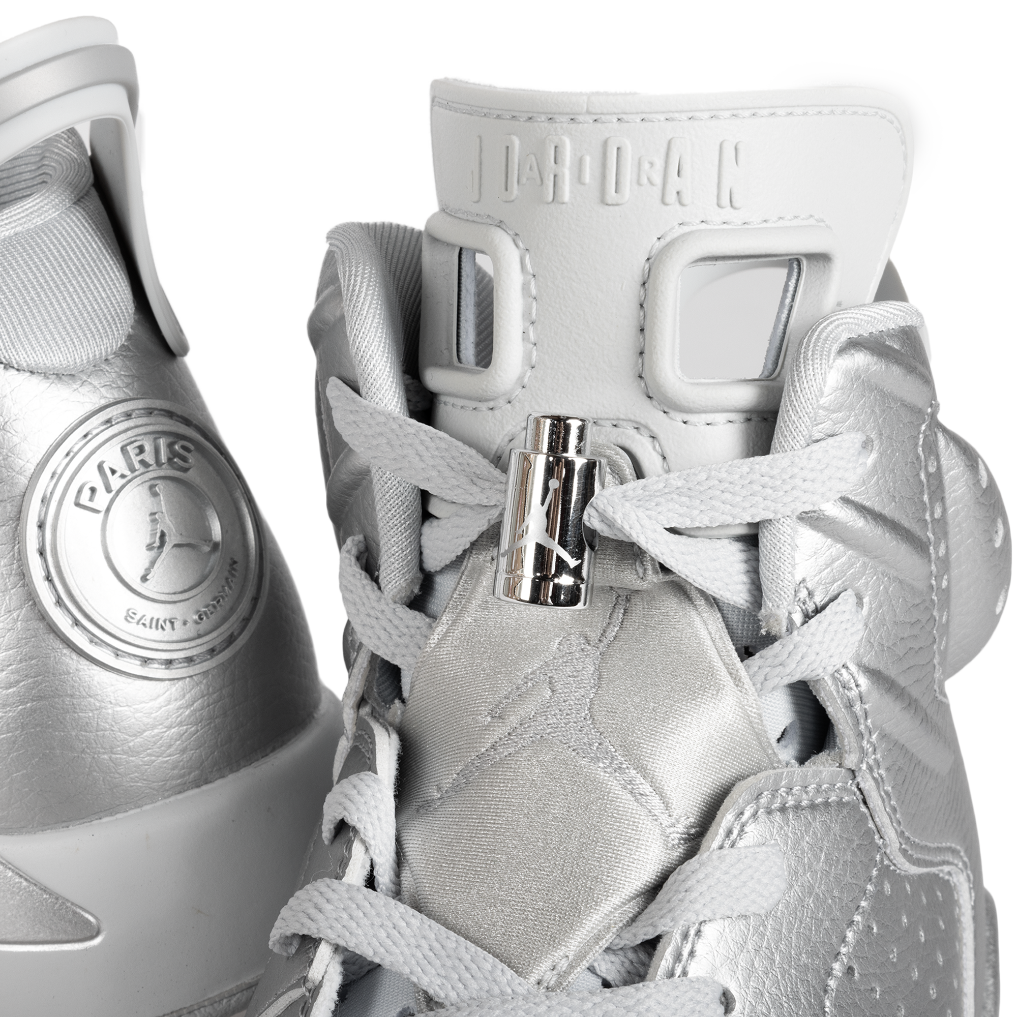 Nike Air Jordan x Paris Saint-Germain Jordan 6 Retro Metallic Silver IQ5135-001