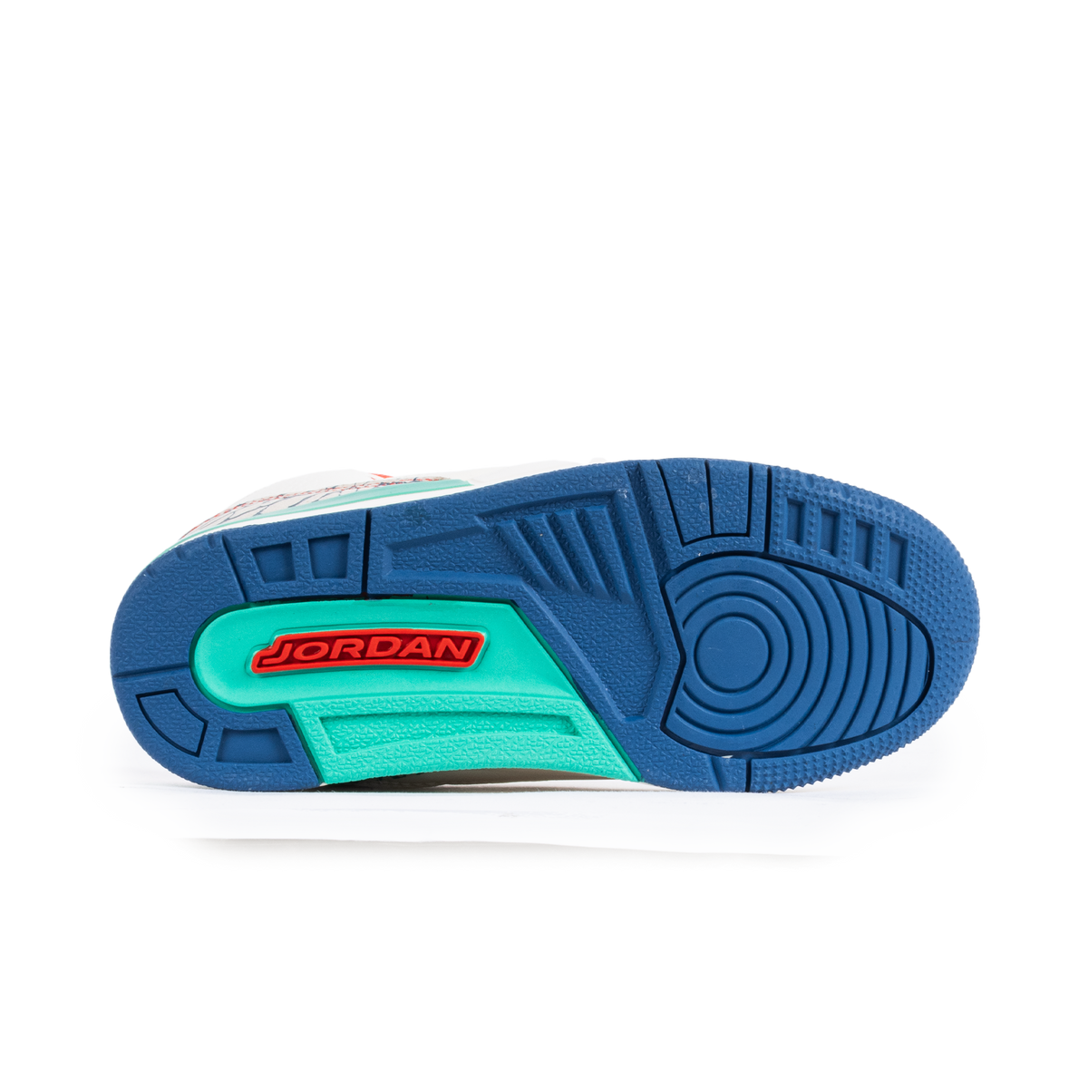 Nike Jordan 3 Retro "Play Your Way" (PS) Chalk/Track Red/T Blue/Kinetic Green IO2074-100