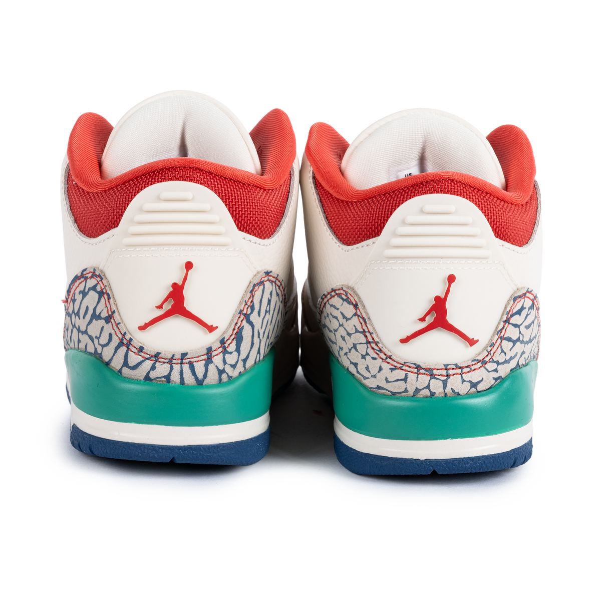 Nike Jordan 3 Retro "Play Your Way" (PS) Chalk/Track Red/T Blue/Kinetic Green IO2074-100