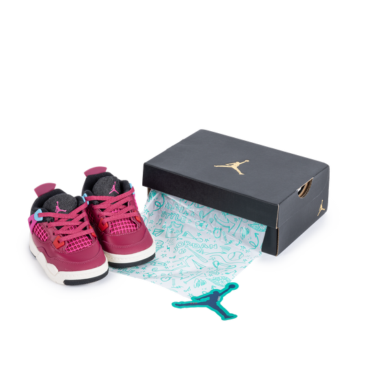 Nike Jordan 4 Retro "She's A Star" (TD) Sweet Beet/Multi/Color IO2830-600