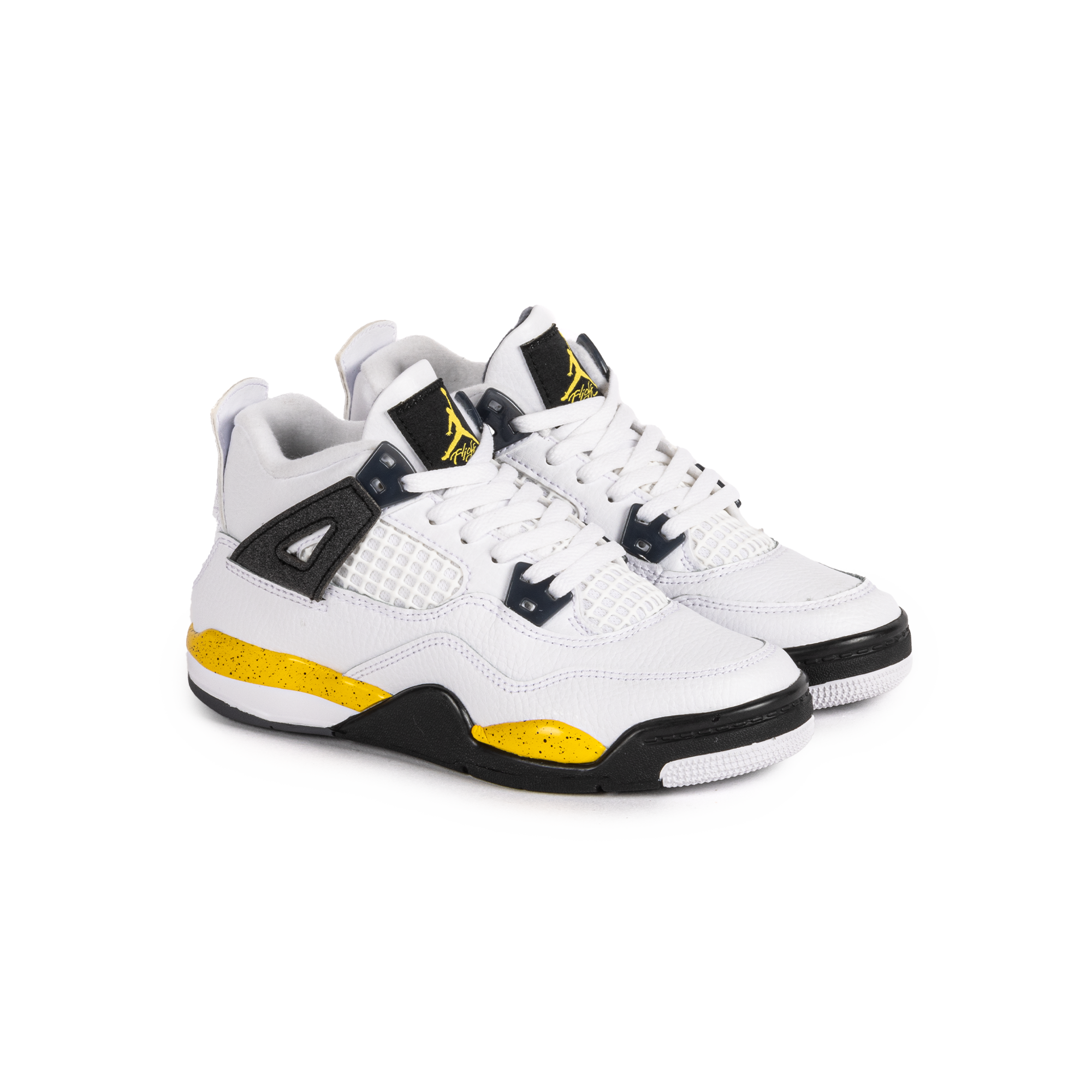 Nike Jordan 4 Retro "Tour Yellow" (PS) White/Tour Yellow/Dark Blue Grey/Black BQ7669-102