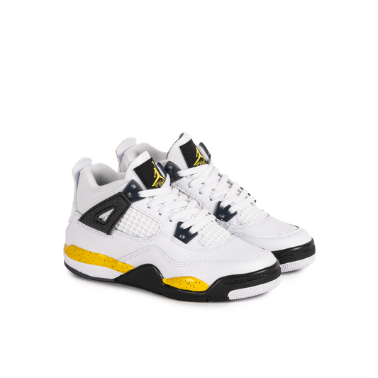 Nike Jordan 4 Retro "Tour Yellow" (PS) White/Tour Yellow/Dark Blue Grey/Black BQ7669-102