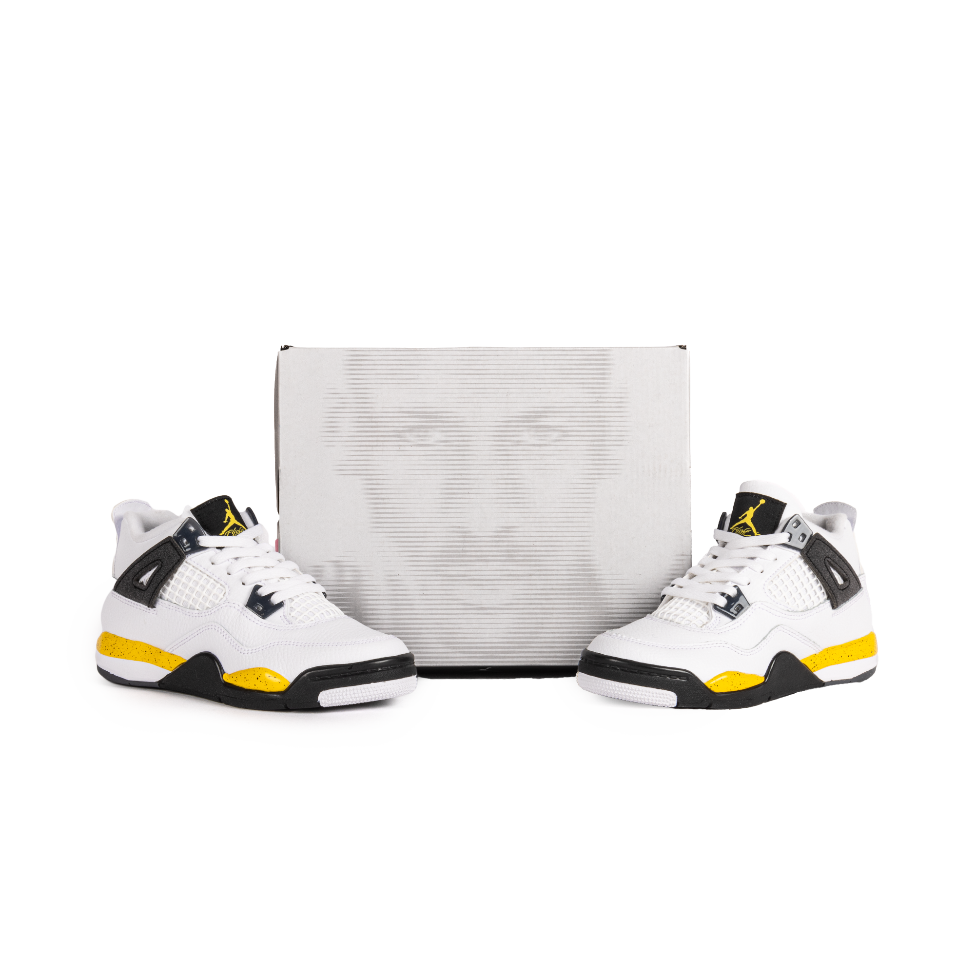 Nike Jordan 4 Retro "Tour Yellow" (PS) White/Tour Yellow/Dark Blue Grey/Black BQ7669-102