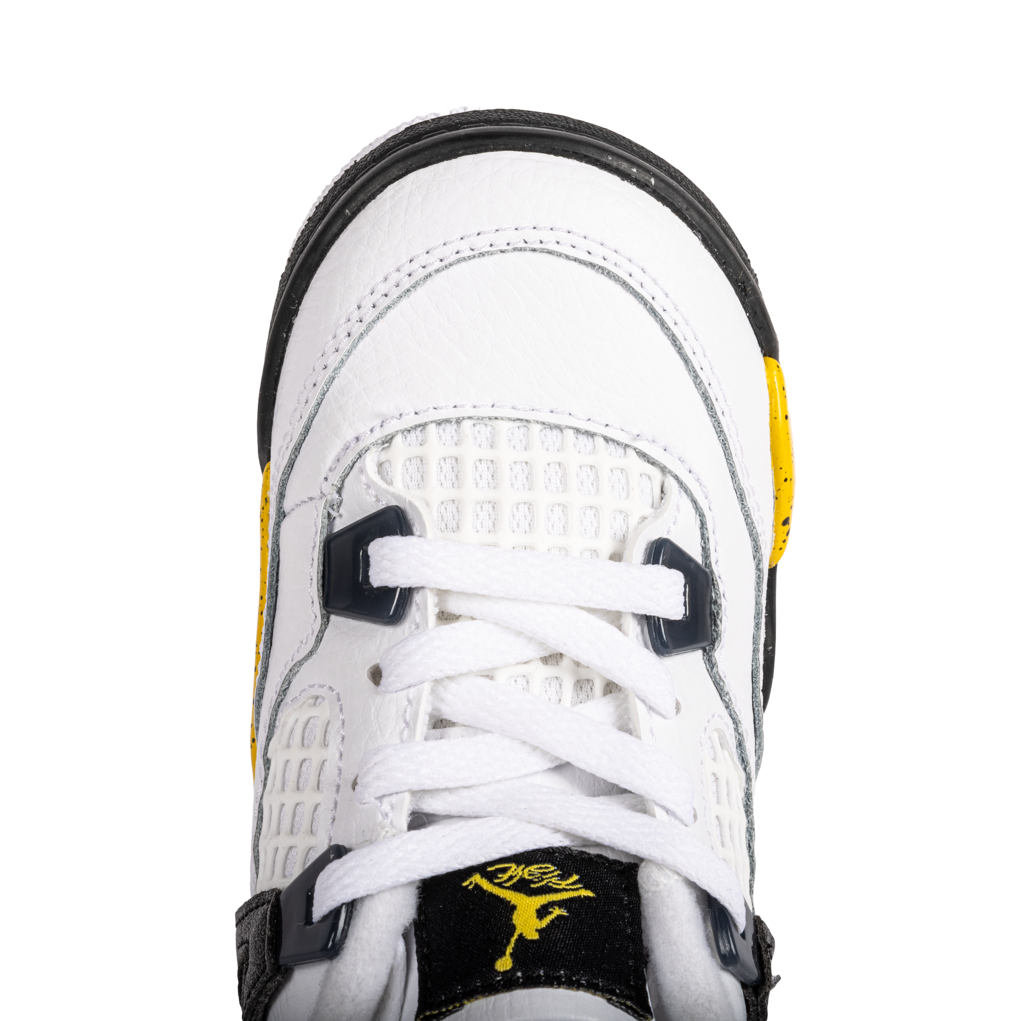 Nike Jordan 4 Retro "Tour Yellow" (TD) White/Tour Yellow/Dark Blue Grey/Black BQ7670-102