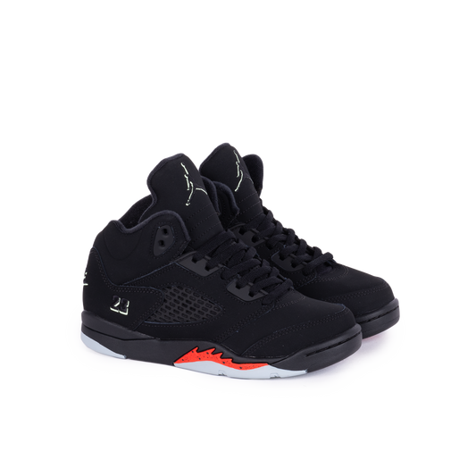 Nike Jordan 5 Retro "Halloween" (PS) Black/Black/Picante Red/Glow N The Dark HQ7979-001