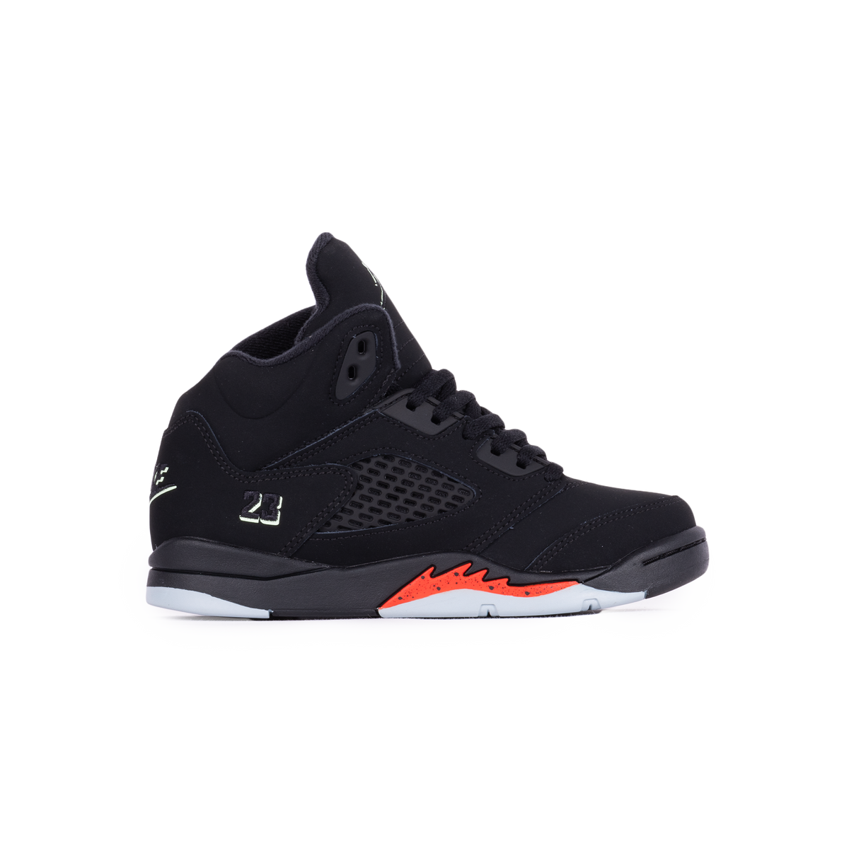 Nike Jordan 5 Retro "Halloween" (PS) Black/Black/Picante Red/Glow N The Dark HQ7979-001