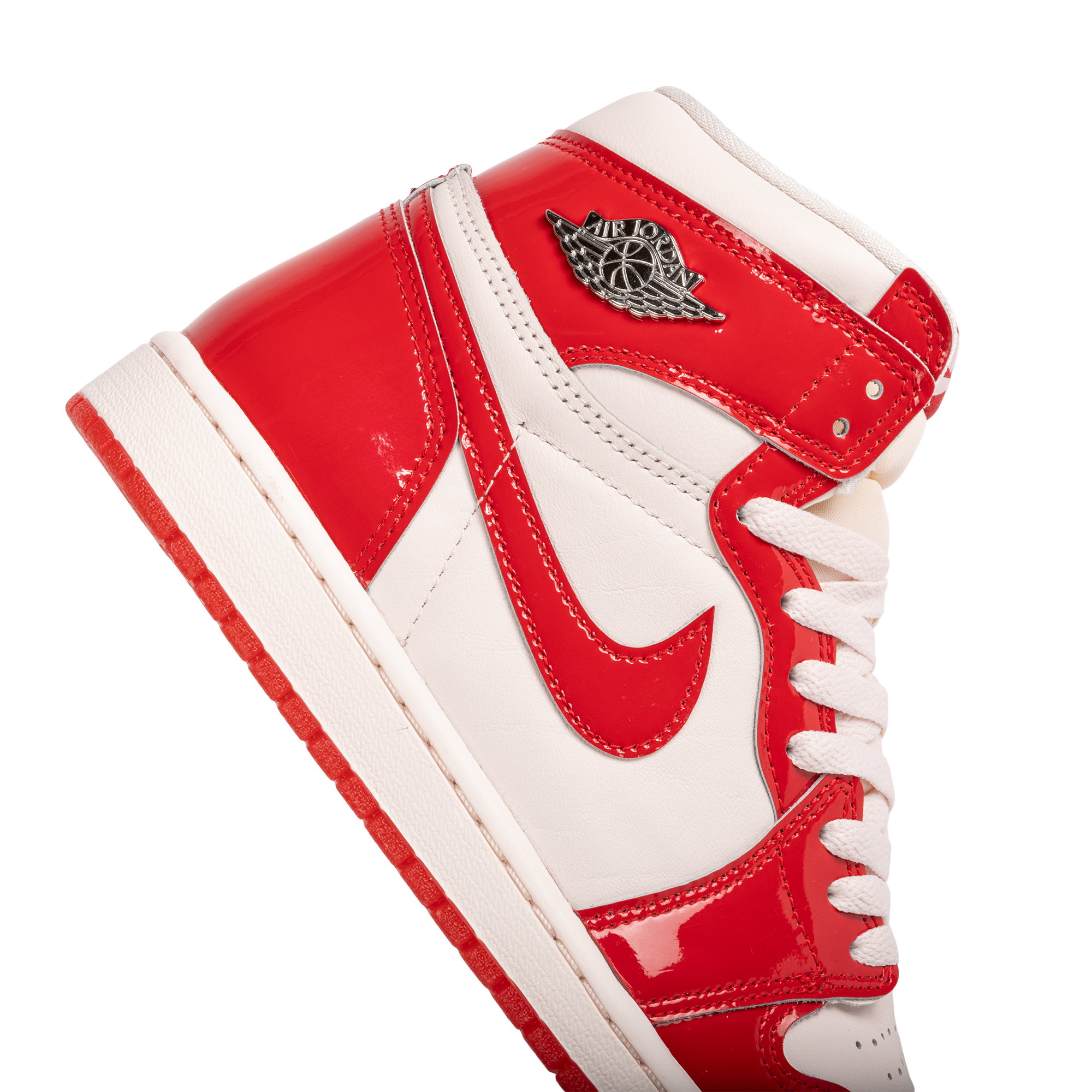 Nike Women's Air Jordan 1 Retro High OG "Nails and Grails" Uni Red/Metallic Silver FD2596-601