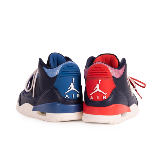 Nike Women's Air Jordan 3 Retro Obsidian/Chalk/Track Red CK9246-400