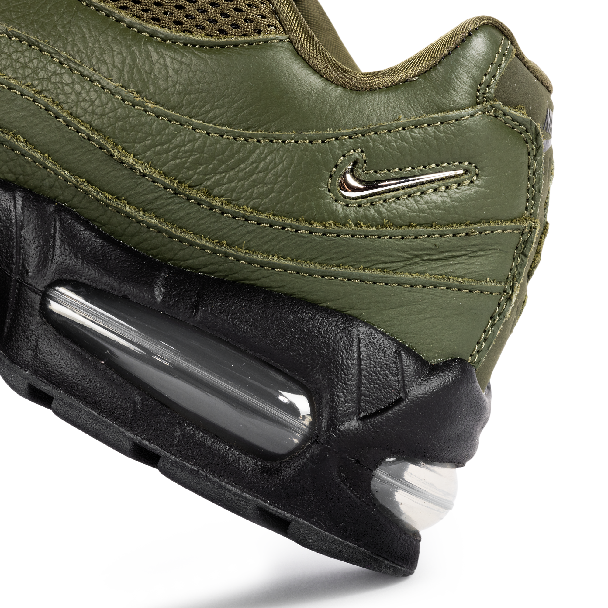 Nike Women's Air Max 95 Big Bubble Cargo Khaki/Medium Olive/Black IH1413-300