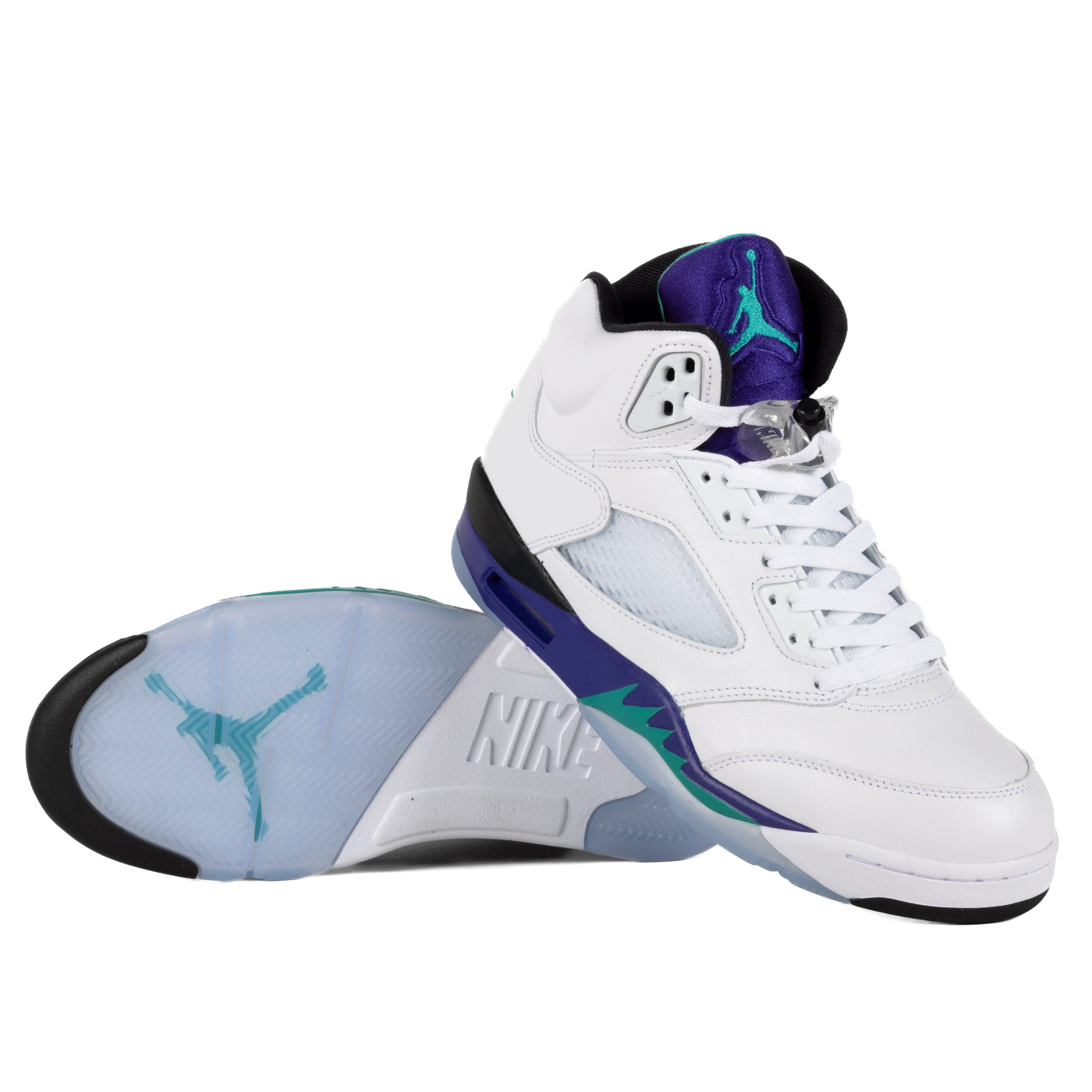 Nike Air Jordan 5 Retro OG White/New Emerald/Grape Ice/Black HQ7978-100