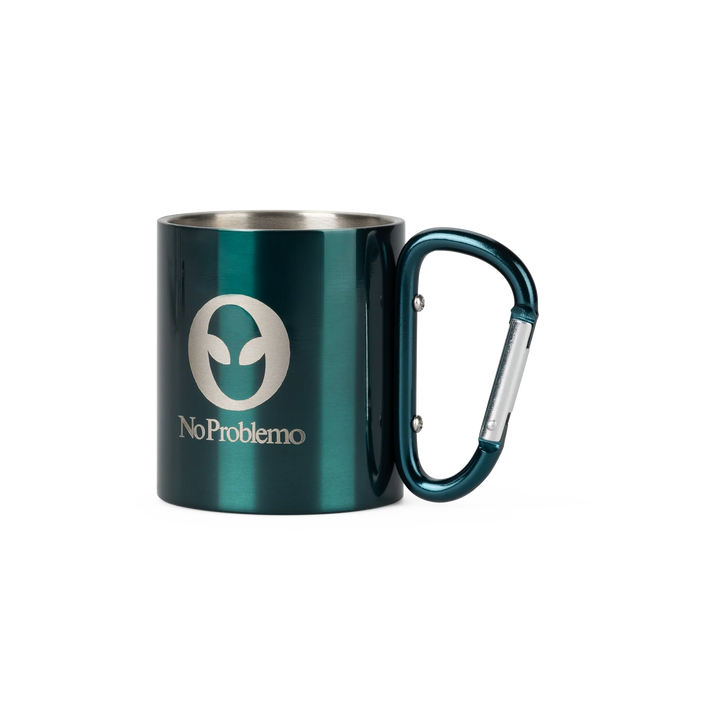 No Problemo Carabiner Mug Green