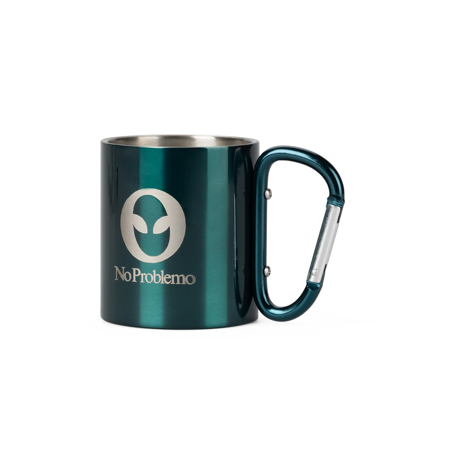 No Problemo Carabiner Mug Green