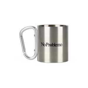No Problemo Carabiner Mug Silver