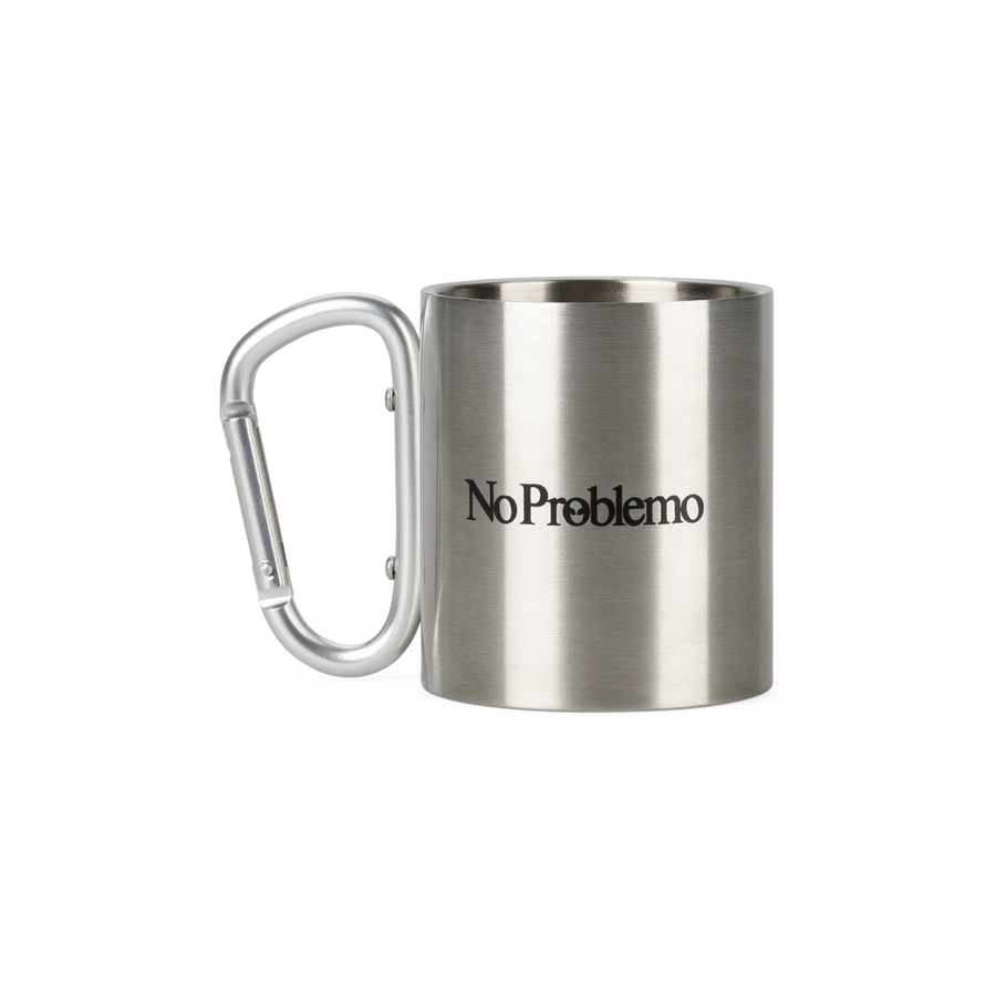 No Problemo Carabiner Mug Silver