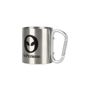 No Problemo Carabiner Mug Silver